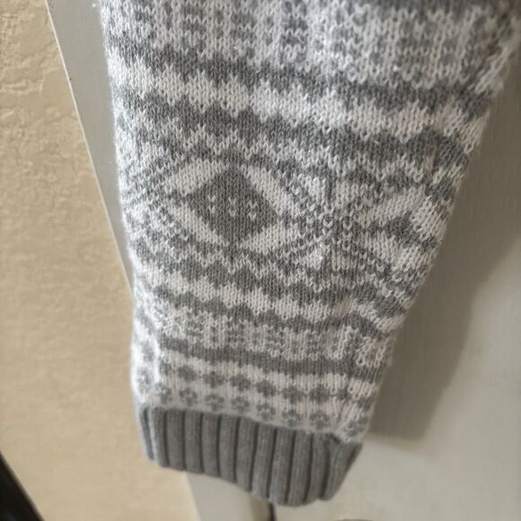 Gap Womens Fair Isle Cardigan Sweater Size Large V Neck Christmas Holiday Hygge - Picture 5 of 12